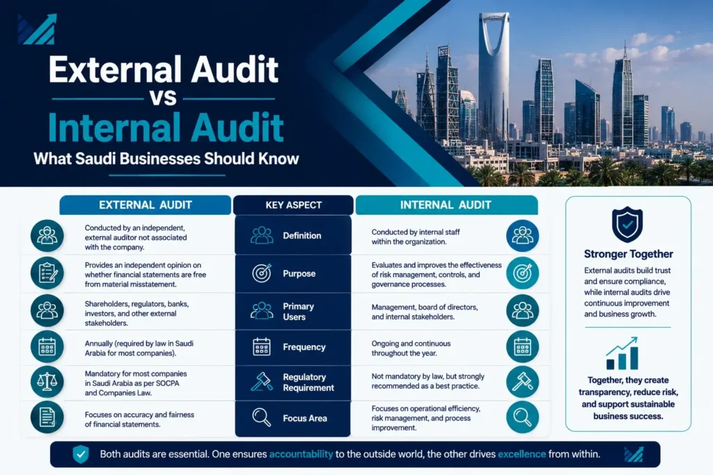 External Audit vs Internal Audit